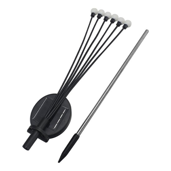 FlinQ FlinQ - Solar tuinverlichting - 2-pack - Zwart - Tiara