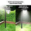 FlinQ FlinQ - Solar Tuinverlichting - Tuinverlichting op zonne-energie - Multifunctioneel - 2-pack - Juno