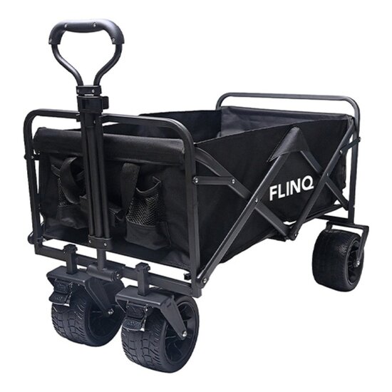 FlinQ FlinQ - Bolderkar - Opvouwbaar - Draaibare wielen - 130KG Draagkracht