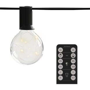 FlinQ - Solar Lichtslinger - Lichtsnoer buiten - Lichtsnoer - Zonne-energie - Zwart - 8 Meter