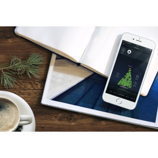 FlinQ FlinQ - 160 LED Slimme RGB Lichtketting - Voor de Kerstboom