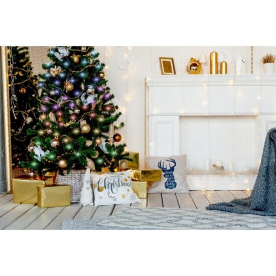 FlinQ FlinQ - 160 LED Slimme RGB Lichtketting - Voor de Kerstboom