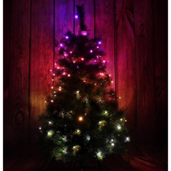 FlinQ FlinQ - 160 LED Slimme RGB Lichtketting - Voor de Kerstboom