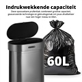 FlinQ FlinQ Detachable Sensor Bin 60L – Slimme Opvouwbare Prullenbak in Titanium Alloy