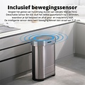 FlinQ FlinQ Detachable Sensor Bin 60L – Slimme Opvouwbare Prullenbak in Titanium Alloy