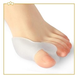 ATTREZZO® Teenspreider voor Hallux Valgus - siliconen - Grote teen corrector - One size
