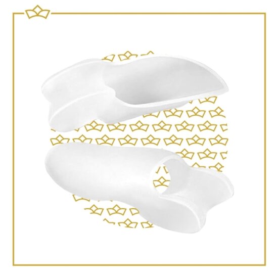 Attrezzo ATTREZZO® Teenspreider voor Hallux Valgus - siliconen - Grote teen corrector - One size