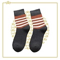 Attrezzo Attrezzo - 7 paar wintersokken - Gestreept - Diverse kleuren - Dikke sokken - Maat 38-43