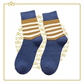 Attrezzo Attrezzo - 7 paar wintersokken - Gestreept - Diverse kleuren - Dikke sokken - Maat 38-43