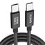 FlinQ FlinQ - 2-pack - 100W Snellader USB-C (PD) Kabel
