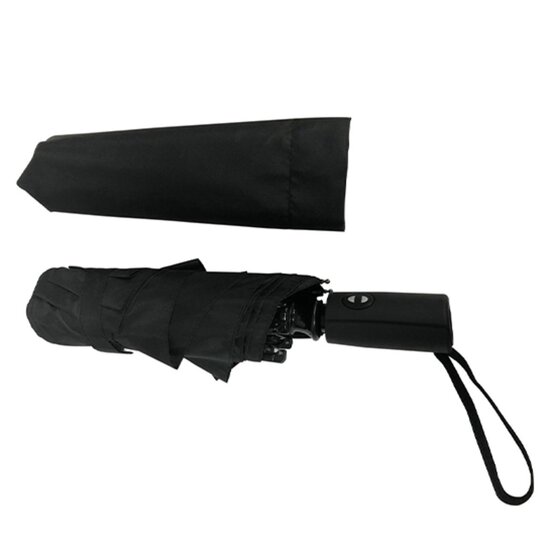 FlinQ Stormparaplu - Windbestendig - Snelheden tot 120 km/h - Zwart - Uitschuifbaar