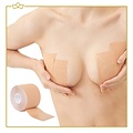 Attrezzo ATTREZZO® - Boob tape - Boobtape - 5 meter - Beige - BH Tape - Fashion Tape
