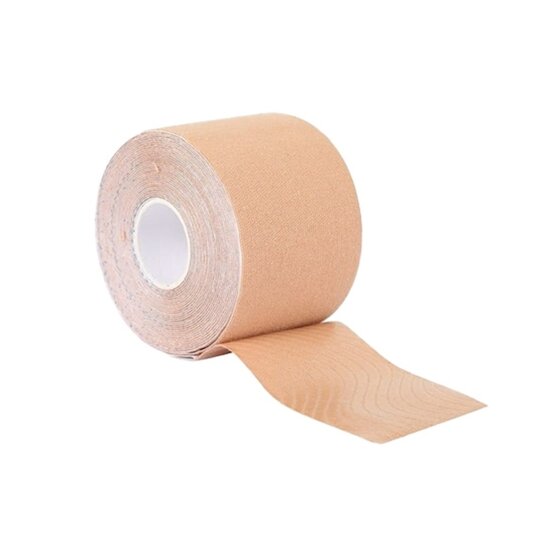 Attrezzo ATTREZZO® - Boob tape - Boobtape - 5 meter - Beige - BH Tape - Fashion Tape