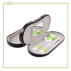 ATTREZZO® - 2-1 Premium Brillenkoker en lenzenopslag - Hard Case