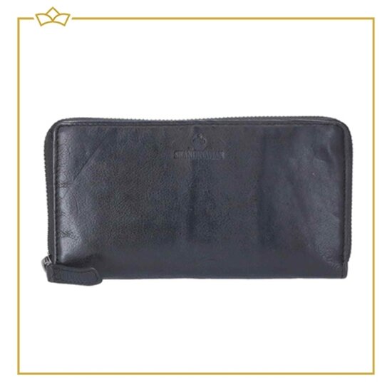 Attrezzo Attrezzo Damesportemonnee - Groot Model - 100% Echt Leer