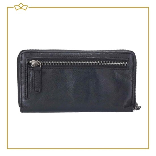 Attrezzo Attrezzo Damesportemonnee - Groot Model - 100% Echt Leer