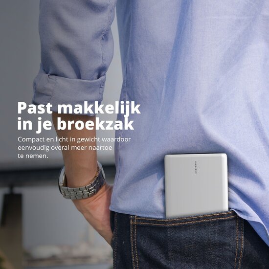 FlinQ FlinQ Krachtige Powerbank 20.000 mAh - Externe Batterij - Smartphone Oplader