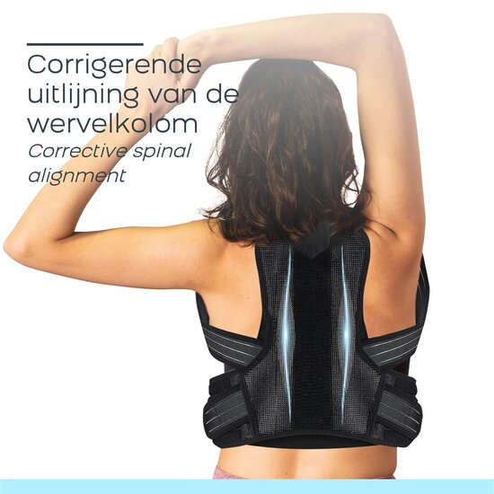 Orange Planet Rugharnas Pro Rugband voor Onzichtbare Ondersteuning – Rugbrace