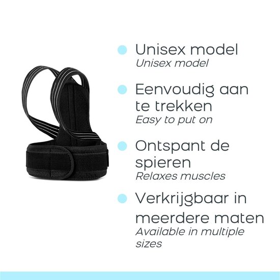 Orange Planet Rugharnas Pro Rugband voor Onzichtbare Ondersteuning – Rugbrace