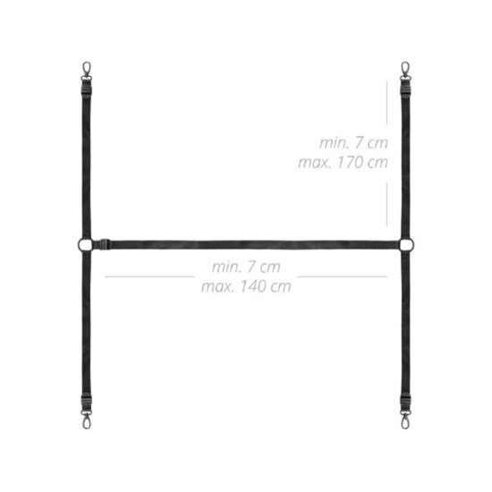 18+ - Under the bed Restraint Bondage Set - Bondagespel - Boeien