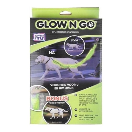 Glo N Go Glo N Go – Reflecterende Hondenriem