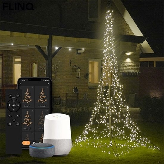 FlinQ FlinQ Smart Outdoor Christmas Tree Luminus – 3 Meter Hoog