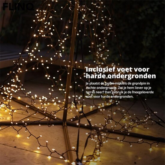 FlinQ FlinQ Smart Outdoor Christmas Tree Luminus – 3 Meter Hoog