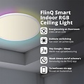 Webshop Outlet FlinQ Smart Indoor RGB Ceiling Light – Slimme Plafondlamp voor Elke Ruimte