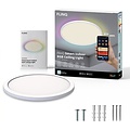 Webshop Outlet FlinQ Smart Indoor RGB Ceiling Light – Slimme Plafondlamp voor Elke Ruimte