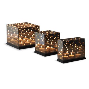 Lifa Living - Candle lights mirror glass