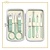Chimb Attrezzo - Manicure set - 7-delig - Lederen case - Geschikt voor reis of thuis