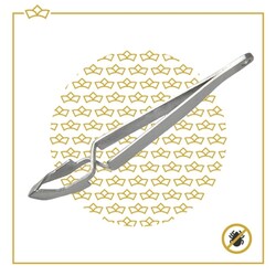 ATTREZZO® 100% RVS Tekentang - Tekenpincet - Tekenverwijderaar - Geschikt voor dier en mens