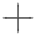 18+ - Hog Tie Cross Stang Met Boeien - BDSM