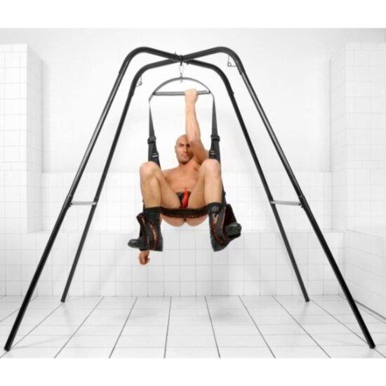 18+ - TRINITY VIBES - Ultimate Sex Swing Stand - Vrijstaand Frame