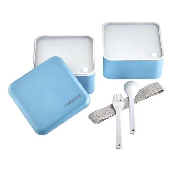 Webshop Outlet Homeside - Vierkante Lunchbox – Compact, Handig & Duurzaam