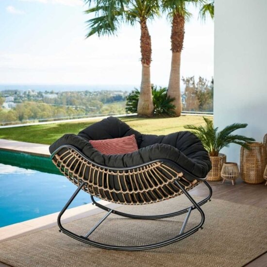 Webshop Outlet Gusta Casa Rocking Chair Rocko – Comfortabel Schommelen in Stijl - Grote Stoel