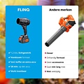 FlinQ FlinQ Multifunctionele Bladblazer met Borstelloze Motor - 2 Accu’s en Opbergkoffer