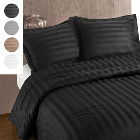 Primaviera Primaviera Deluxe Hotel Line Stripe Dekbedovertrek - Luxe Katoen Satijn