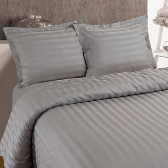 Primaviera Primaviera Deluxe Hotel Line Stripe Dekbedovertrek - Luxe Katoen Satijn