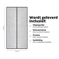 FlinQ FlinQ Vliegengordijn met Magneetsluiting - Glasvezel Gaas - 2 maten