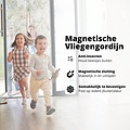 FlinQ FlinQ Vliegengordijn met Magneetsluiting - Glasvezel Gaas - 2 maten