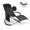 FlinQ FlinQ Opvouwbare Ligstoel voor Buiten - Luxe Tuinstoel met Schommelfunctie