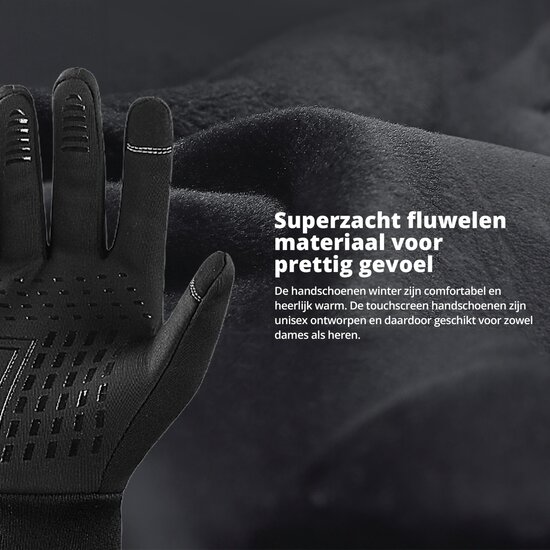 FlinQ FlinQ Handschoenen met Touchscreen Tip - Water- en Winddicht