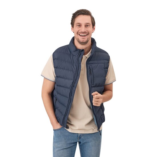 Mario Russo Mario Russo Bodywarmer met Rits en Zakken - Winddicht