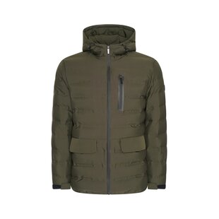 Mario Russo Padded Woven Jacket - Black - 2XL