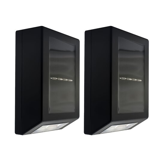 FlinQ FlinQ Solar Wandlamp voor Buiten - Solar Tuinverlichting - LED