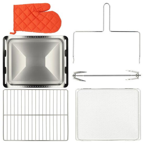 BREND BREND BR-2234 Vrijstaande XXL Airfryer Stoomoven Combi – 24 Liter