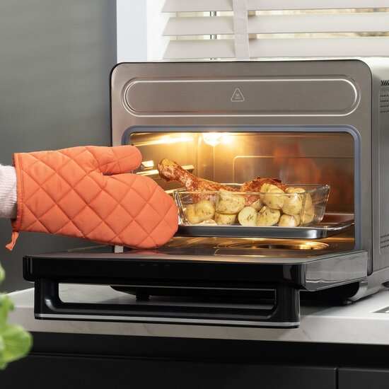 BREND BREND BR-2234 Vrijstaande XXL Airfryer Stoomoven Combi – 24 Liter