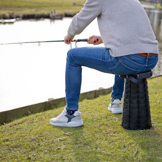 Nexxt Nexxt Telescopische Stoel – Comfortabel, Draagbaar en Verstelbaar