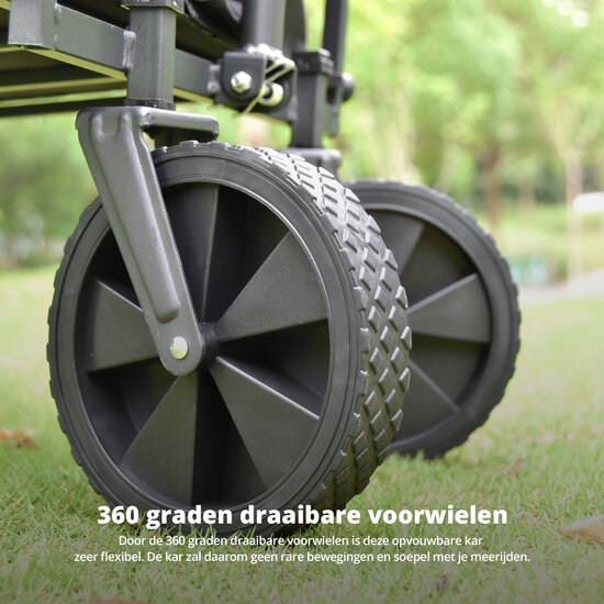 FlinQ FlinQ Folding Wagon - Bolderkar - 100L